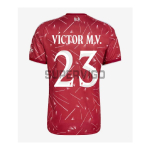 Camiseta VÍCTOR M.V. 23 Liverpool Primera Equipación 2026/2027 Rojo UCL