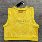 Top corto Colombia Primera Equipación Mundial 2026 Amarillo Mujer