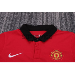 Camiseta Manchester United Primera Equipación Retro 2013/14 Rojo Niño Kit