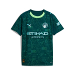 Camiseta Manchester City Cuarta Equipación 2025/2026 Verde