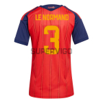 Camiseta Le Normand 3 España Primera Equipación 2026 Rojo/Azul Mujer