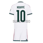 Camiseta MBAPPÉ 10 Real Madrid Primera Equipación 2026/2027 Blanco Niño Kit con Parche HP