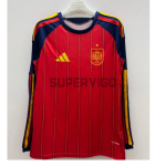 Camiseta España Primera Equipación Mundial 2026 ML Rojo/Azul
