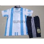 Camiseta Argentina 2022 Campeones del Mundo Niño Kit