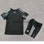 Camiseta Leeds United Tercera Equipación 2025/2026 Negro/Azul/Amarillo Niño Kit