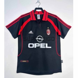 Camiseta AC Milan Tercera Equipación Retro 2000/01