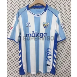 Camiseta Málaga CF Primera Equipación 2025/2026 Azul/Blanco con Parche La Liga