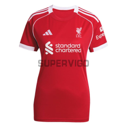 Camiseta Liverpool Primera Equipación 2025/2026 Rojo Mujer
