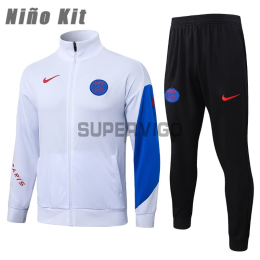 Chandal PSG 2025/2026 Niño Blanco/Azul