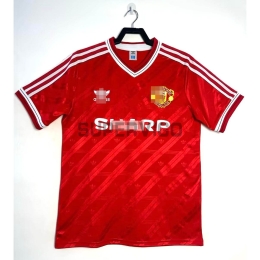 Camiseta Manchester United Primera Equipación Retro 1986/88