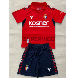 Camiseta Osasuna Primera Equipación 2025/2026 Rojo Niño Kit