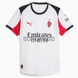 Camiseta AC Milan Segunda Equipación 2025/2026 Blanco