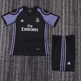 Camiseta Real Madrid Tercera Equipación Retro 16/17 Niño Kit