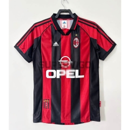 Camiseta AC Milan Primera Equipación Retro 1998/99