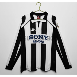 Camiseta Juventus Primera Equipación Retro 1997/98 ML Blanco/Negro