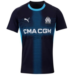 Camiseta Olympique Marsella Segunda Equipación 2025/2026 Azul Marino