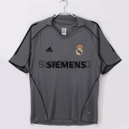 Camiseta Real Madrid Tercera Equipación Retro 2005/06 Gris