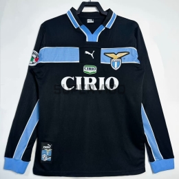 Camiseta Lazio Segunda Equipación Retro 1998/99 ML Negro