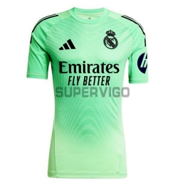Camiseta de Portero Real Madrid 2025/2026 Verde con Parche HP