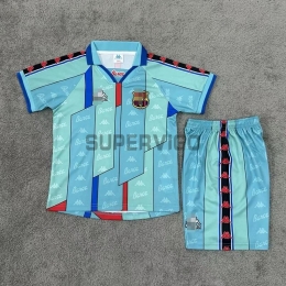 Camiseta Barcelona Segunda Equipación Retro 1996/97 Niño Kit