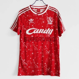 Camiseta Liverpool Primera Equipación Retro 89/91