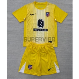 Camiseta de Portero Atlético de Madrid 2025/2026 Amarillo Niño Kit