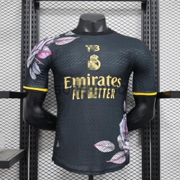 Camiseta Real Madrid 2024/2025 Negro/Amarillo(EDICIÓN JUGADOR)