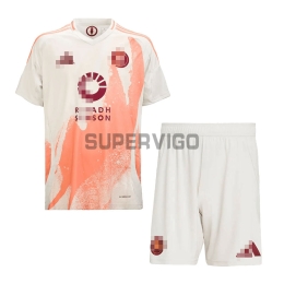 Camiseta AS Roma Segunda Equipación 2024/2025 Niño Kit