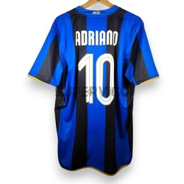 Camiseta ADRIANO 10 Inter de Milan Primera Equipación Retro 2008/09
