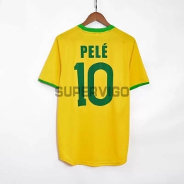 Camiseta PELÉ 10 Brasil Primera Equipación Retro 1970