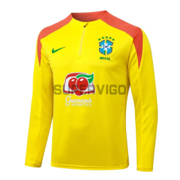 Sudadera De Entrenamiento Brasil 2025/2026 Amarillo