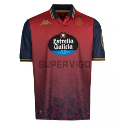 Camiseta Deportivo de La Coruña 2025/2026 Segunda Equipación Rojo con Parche La Liga