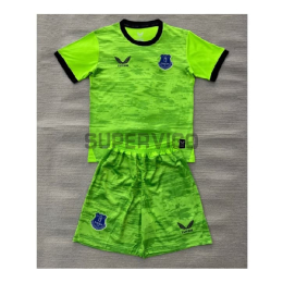 Camiseta de Portero Everton FC Primera Equipación 2026/2027 Verde Niño Kit