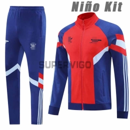 Chandal Arsenal 2024/2025 Niño Rojo/Azul