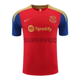 Camiseta de Entrenamiento Barcelona 2023/2024 Rojo/Azul/Dorado
