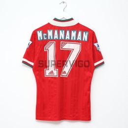 Camiseta McMANAMAN 17 Liverpool Primera Equipación Retro 1993/95