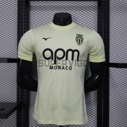 Camiseta Monaco Tercera Equipación 2025/2026 Amarillo Claro (EDICIÓN JUGADOR)