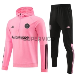 Sudadera de Entrenamiento Inter Miami 2023/2024 Con Capucha Kit Rosa