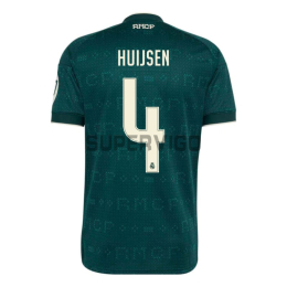 Camiseta HUIJSEN 4 Real Madrid Segunda Equipación 2026/2027 Verde Oscuro con Parche HP