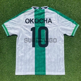 Camiseta OKOCHA 10 Nigeria Segunda Equipación Retro 1996