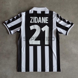 Camiseta ZIDANE 21 Juventus Primera Equipación Retro 1999/00