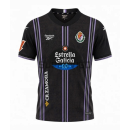 Camiseta Real Valladolid Segunda Equipación 2026/2027 Negro con Parche La Liga