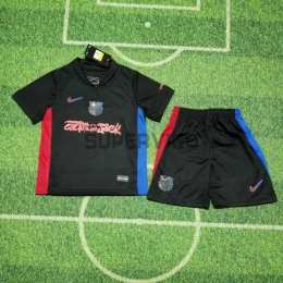 Camiseta Barcelona x Travis Scott Limited Edition Segunda Equipación 2024/2025 Niño Kit