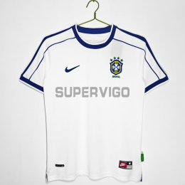 Camiseta Brasil Retro 1998 Blanco