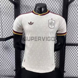 Camiseta España Segunda Equipación Mundial 2026 Blanco/Rojo (EDICIÓN JUGADOR)