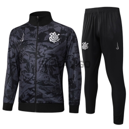 Chandal Corinthians 2025/2026 Negro con Estampado
