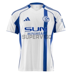 Camiseta Schalke 04 Segunda Equipación 2025/2026 Blanco
