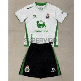 Camiseta Racing de Santander Primera Equipación 2025/2026 Blanco Niño Kit