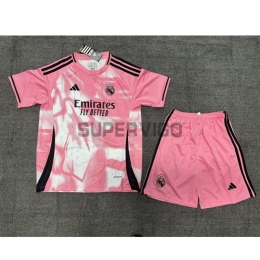 Camiseta Real Madrid 2025/2026 Especial Edición Rosa Niño Kit