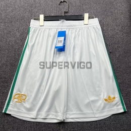 Pantalón Corto AS Roma Tercera Equipación 2025/2026 Blanco